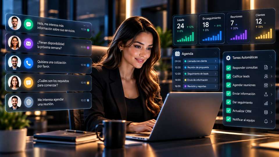 Interfaz multicanal de conversaciones y automatización